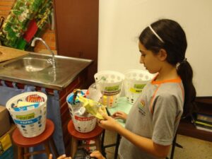 A Turminha da Reciclagem-RS atende alunos de escola especial