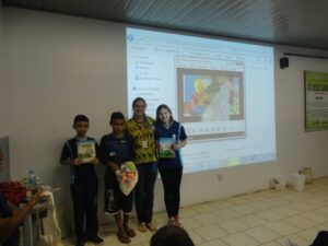 A Turminha da Reciclagem-RS atende alunos de escola especial