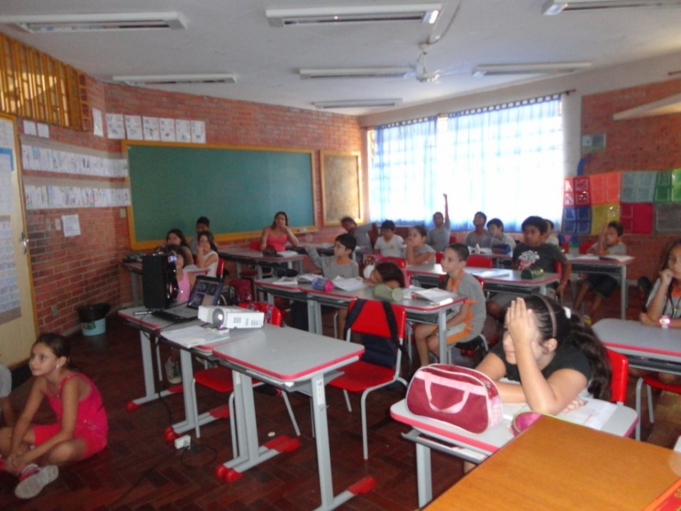 A Turminha da Reciclagem-RS atende alunos de escola especial