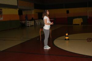 Evento em comemoração ao Dia da Dança com alunos e familiares do Grupo de Dança da Falb