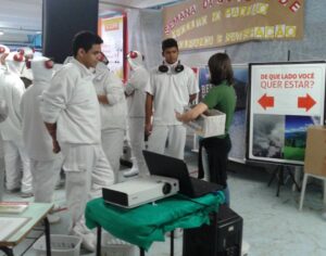 A Turminha da Reciclagem participa da Semana da Qualidade de empresa