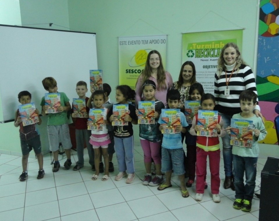 A Turminha da Reciclagem atende mais de 700 alunos no RS