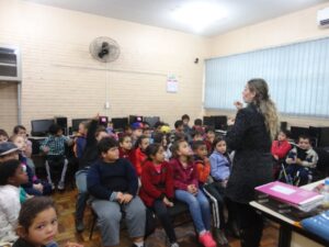 Turminha da Reciclagem no dia C de Cooperar no Rio Grande do Sul