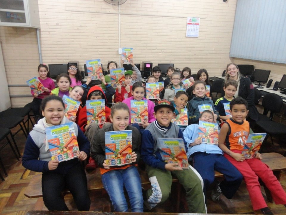 Turminha da Reciclagem no dia C de Cooperar no Rio Grande do Sul