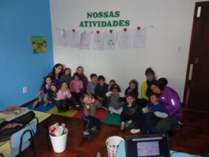 Turminha da Reciclagem no dia C de Cooperar no Rio Grande do Sul