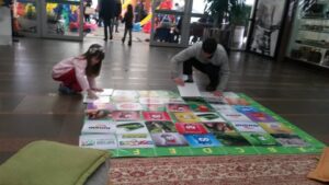 Programas da Falb juntos em atividade em Shopping de RS