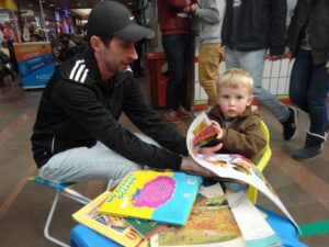 Programas da Falb juntos em atividade em Shopping de RS