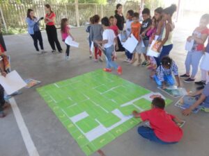A Turminha da Reciclagem participa de ação contra o mosquito Aedes Aegypti no RS