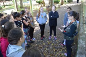 Alunos do Programa Vozes do Corpo realizam atividade diferenciada em ar livre