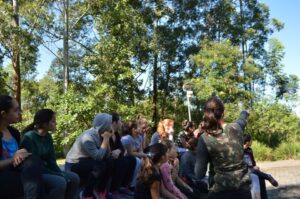 Alunos do Programa Vozes do Corpo realizam atividade diferenciada em ar livre