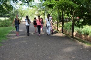 Alunos do Programa Vozes do Corpo realizam atividade diferenciada em ar livre