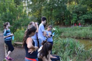 Alunos do Programa Vozes do Corpo realizam atividade diferenciada em ar livre