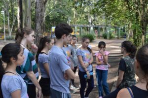 Alunos do Programa Vozes do Corpo realizam atividade diferenciada em ar livre