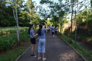 Alunos do Programa Vozes do Corpo realizam atividade diferenciada em ar livre