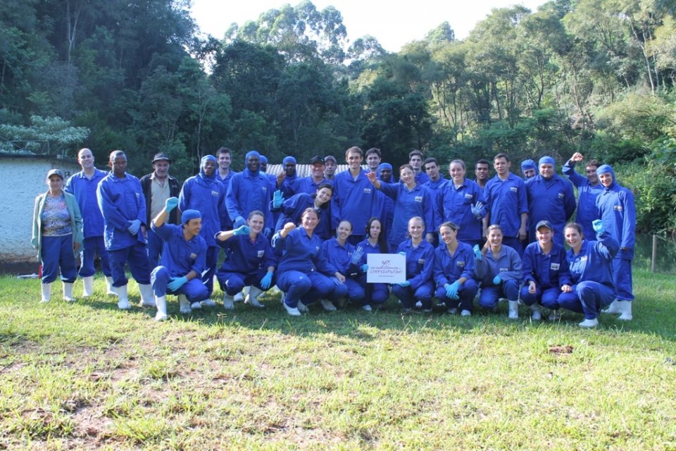 Voluntários do Amigo Energia realizam limpeza de rio