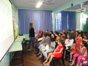 A Turminha da Reciclagem participa de reunião de lançamento do Dia C 2016 no Rio Grande do Sul