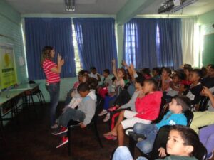 A Turminha da Reciclagem participa de reunião de lançamento do Dia C 2016 no Rio Grande do Sul