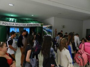A Turminha da Reciclagem participa do 2° Ciclo de PalestrasÁgua em Foco em Chapecó-SC