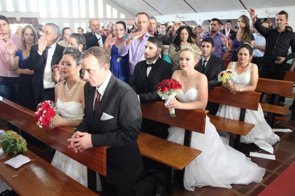 O sonho de 40 casais realizado no Casamento Cooperado em Chapecó-SC