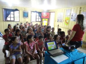 A Turminha da Reciclagem realiza atividades em diversas escolas do Rio Grande do Sul