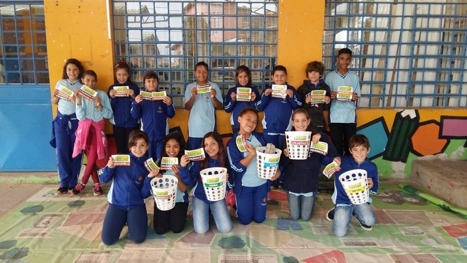 Finalizando as atividades de abril com A Turminha da Reciclagem no RS