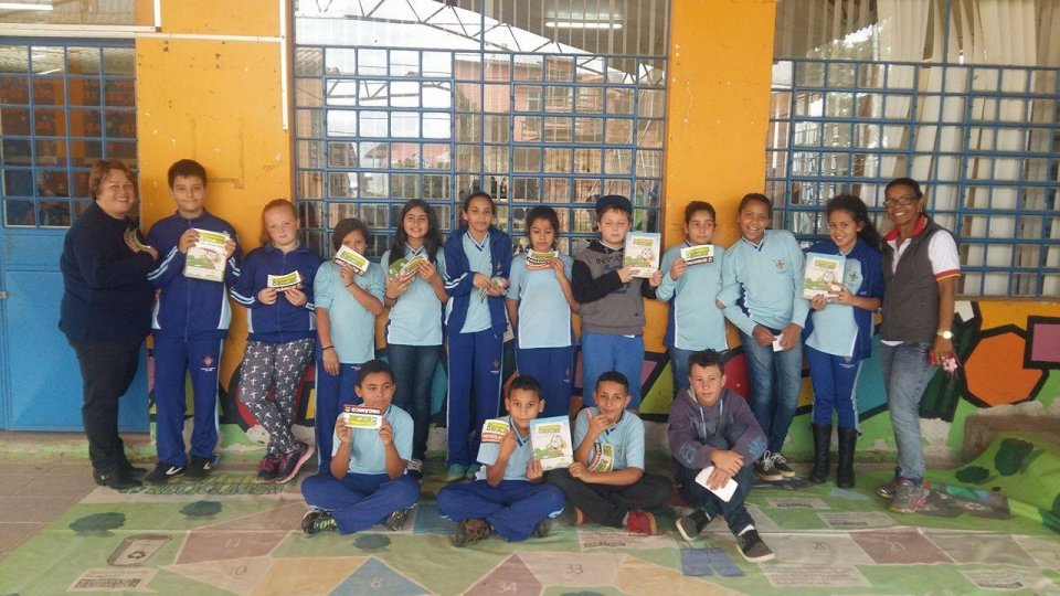 Finalizando as atividades de abril com A Turminha da Reciclagem no RS