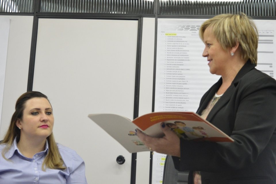 Continuação de treinamento do Família é Tudo para empregados da ACIC- Chapecó-SC