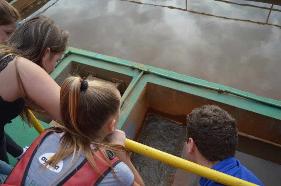 A Turminha da Reciclagem realiza atividade com alunos do Vozes do Corpo