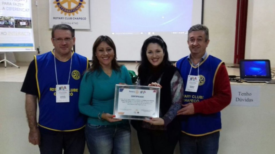 Progama Família é Tudo participa de evento Ryla/ Rotary em Chapecó-SC