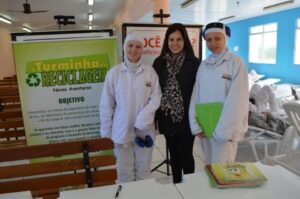 A Turminha da Reciclagem participa da semana da qualidade