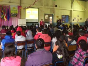 A Turminha da Reciclagem -RS atende alunos da educação infantil e Graduação