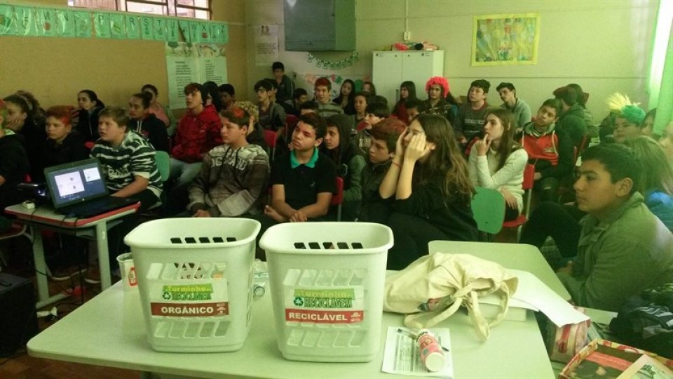 A Turminha da Reciclagem em Chapecó