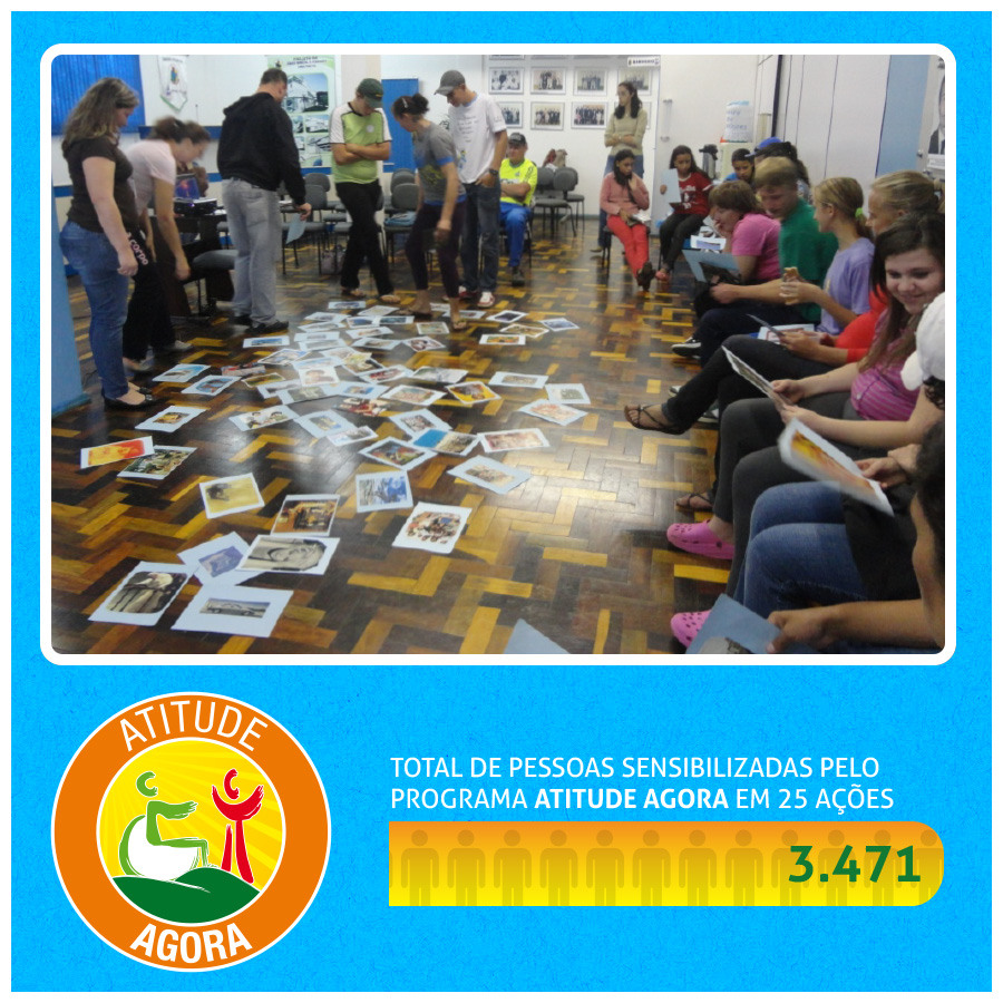 PROGRAMA ATITUDE AGORA SENSIBILIZOU MAIS DE 3.400 PESSOAS EM 2014