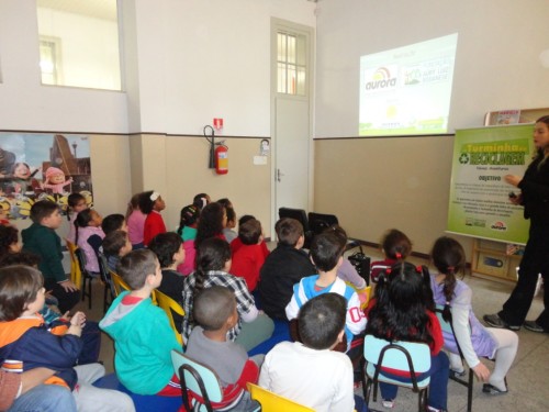 ATIVIDADES DA TURMINHA DA RECICLAGEM-RS ENVOLVEM ALUNOS E PROFESSORES