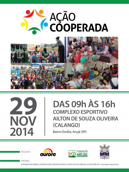 NÃO FIQUE DE FORA! AÇÃO COOPERADA EM ARUJÁ-SP