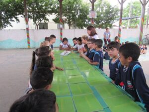 Sensibilização ambiental com a Turminha da Reciclagem