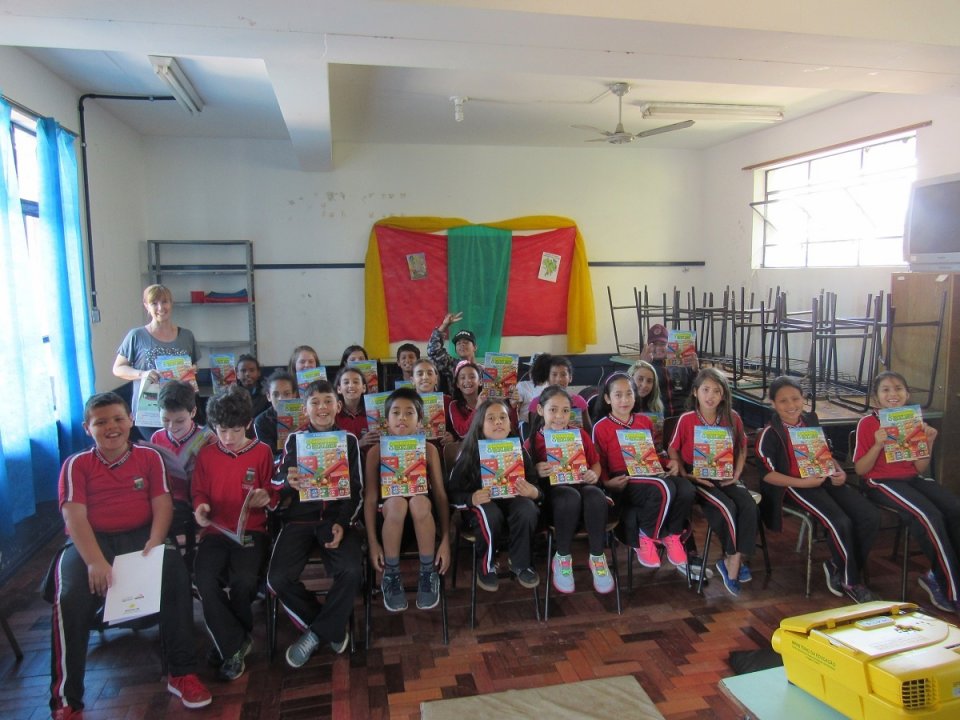 Sensibilização ambiental com a Turminha da Reciclagem