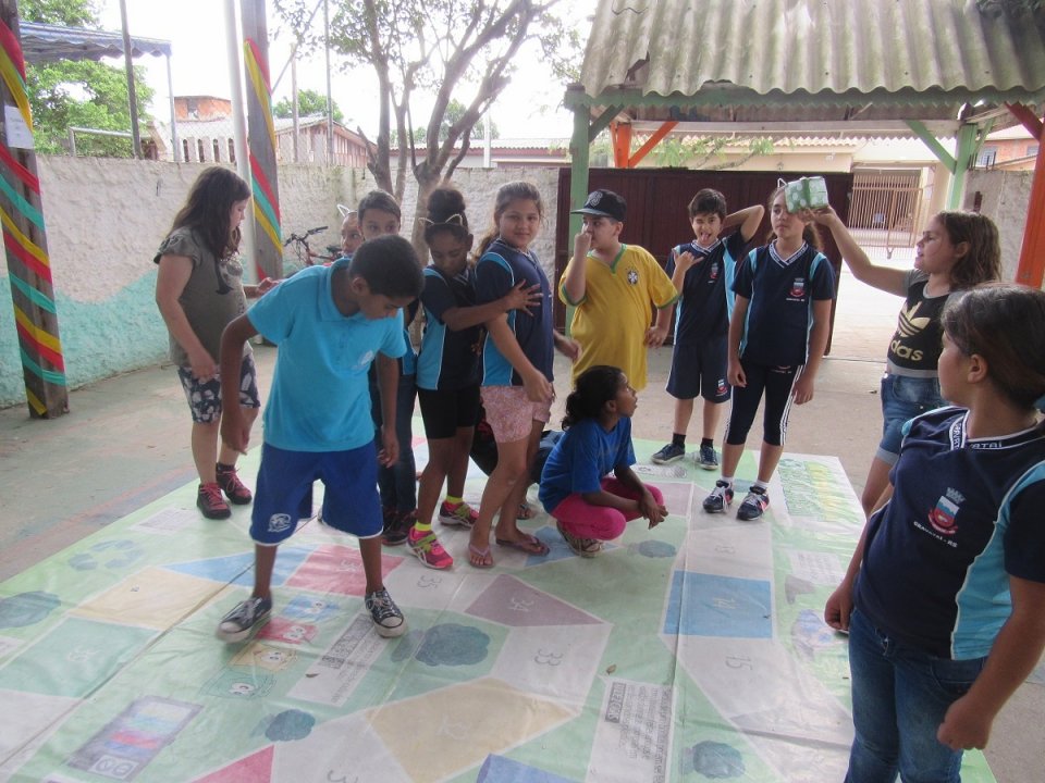 Sensibilização ambiental com a Turminha da Reciclagem