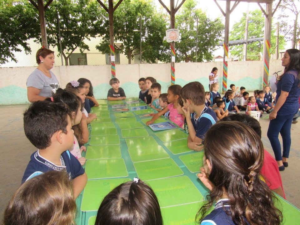 Sensibilização ambiental com a Turminha da Reciclagem