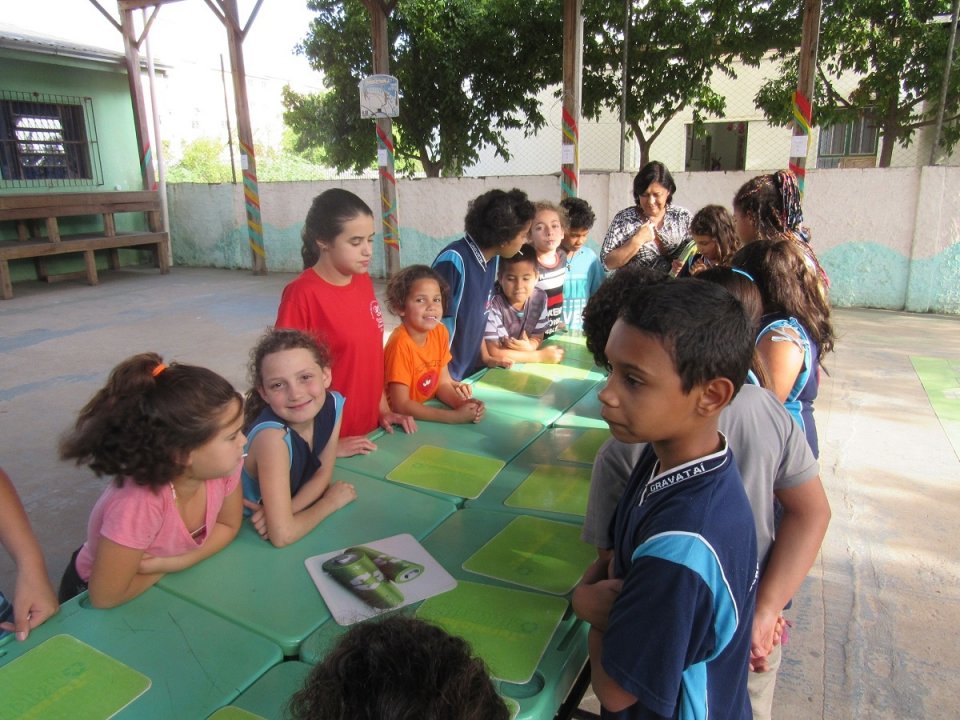 Sensibilização ambiental com a Turminha da Reciclagem