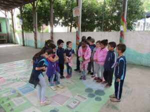 Sensibilização ambiental com a Turminha da Reciclagem