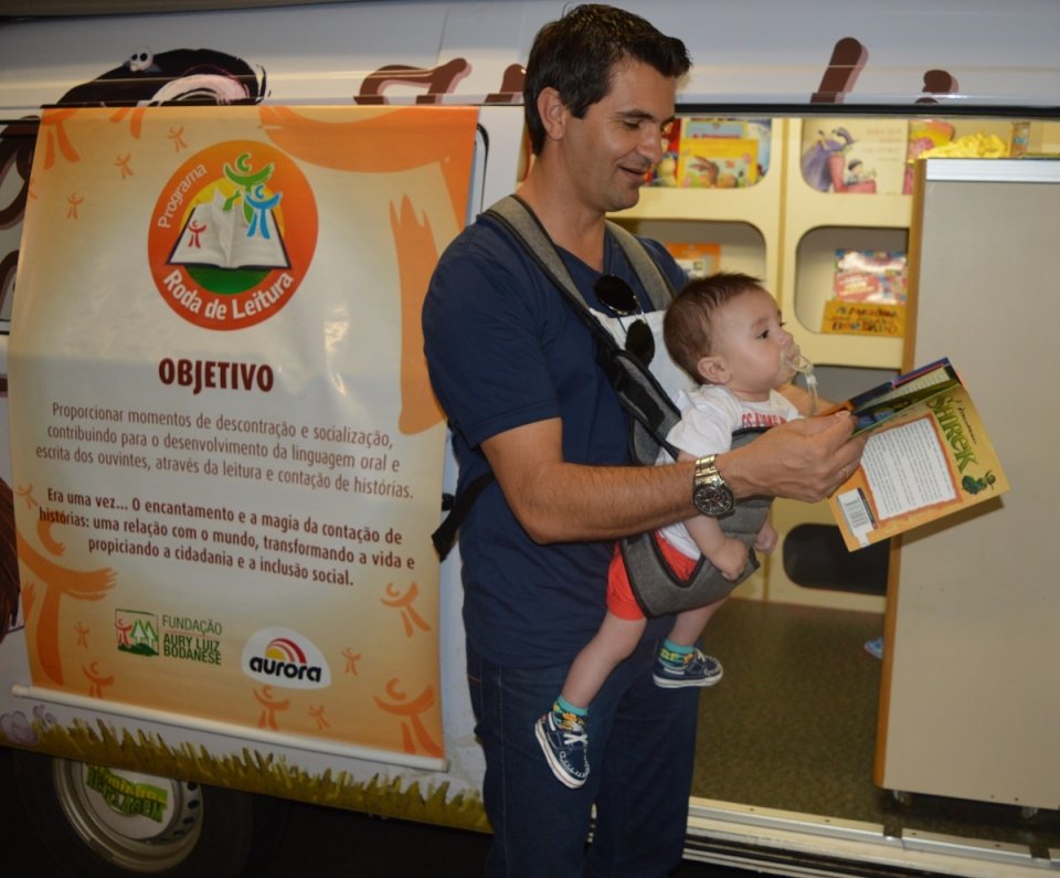 Roda de Leitura e A Turminha da Reciclagem na Cooperalfa em Chapecó (SC)
