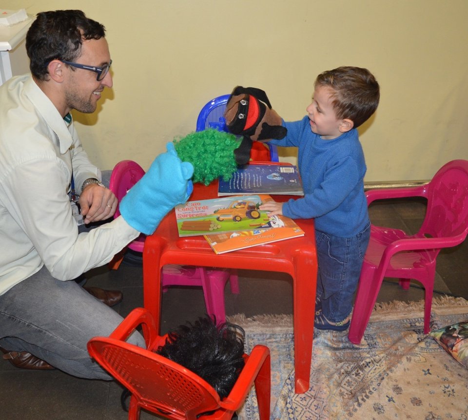 Roda de Leitura e A Turminha da Reciclagem na Cooperalfa em Chapecó (SC)