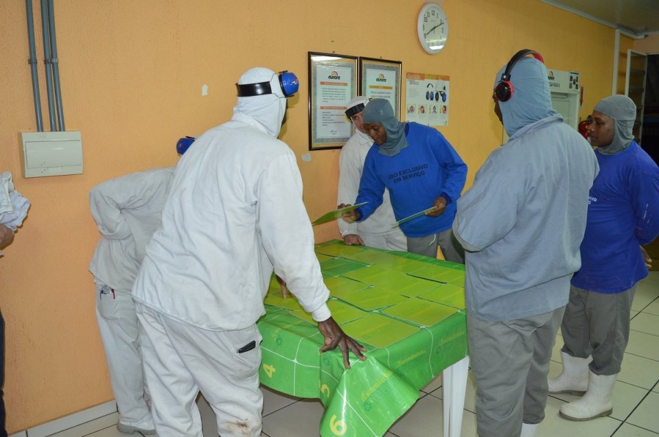 Empregados da Aurora Alimentos participam de Cinema Verde