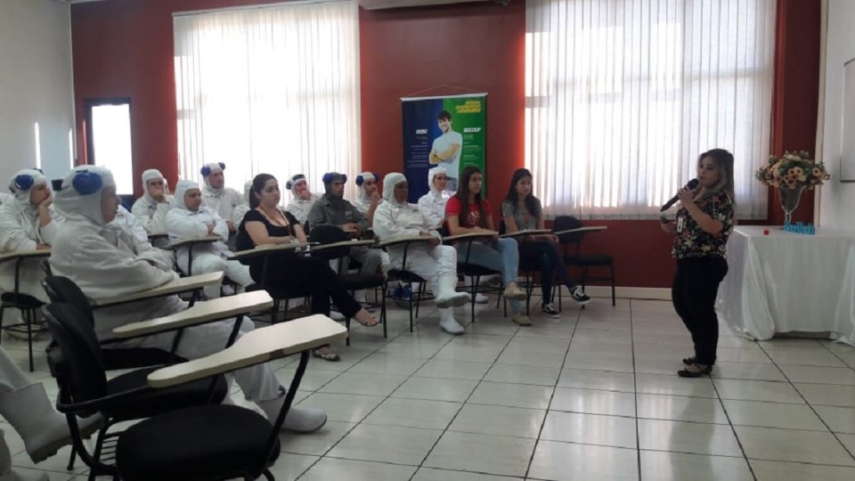 Empregados da Unidade da Aurora em Guatambu (SC) participam de palestra motivacional