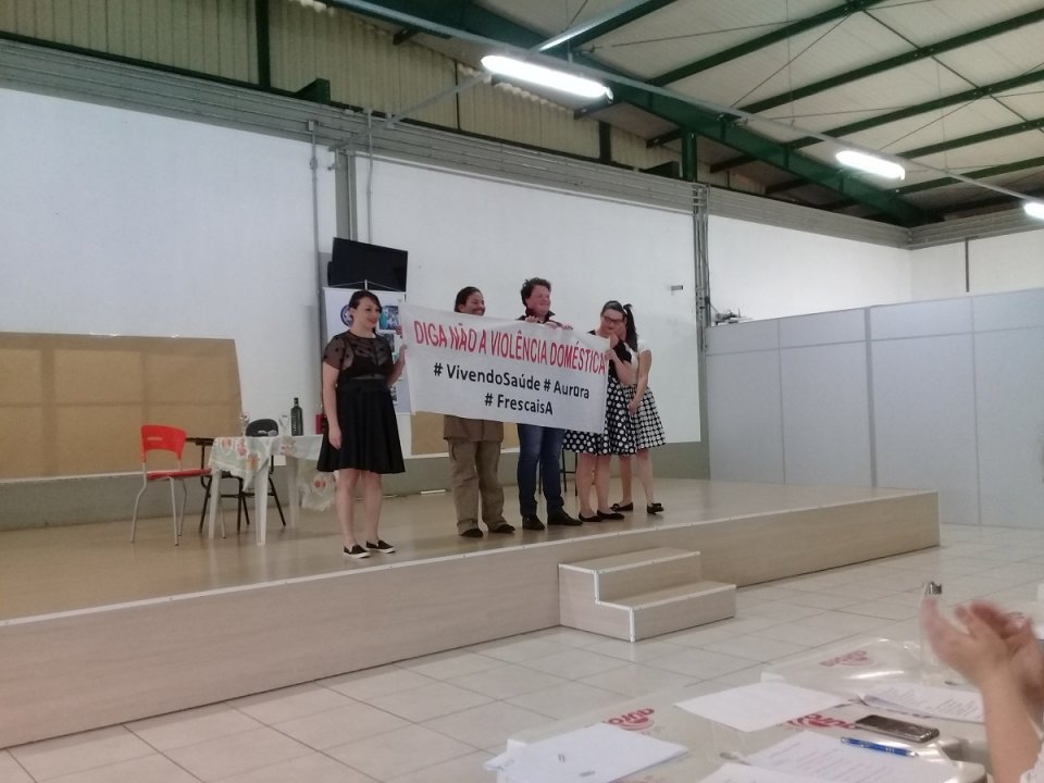 A dedicação foi contagiante nas equipes de “Paródias” na Unidade da Aurora em Chapecó (SC)