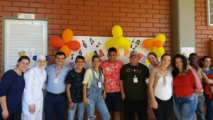 Nove equipes abordaram prevenção e saúde nas Paródias da Unidade da Aurora em Joaçaba (SC)