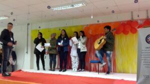 Nove equipes abordaram prevenção e saúde nas Paródias da Unidade da Aurora em Joaçaba (SC)