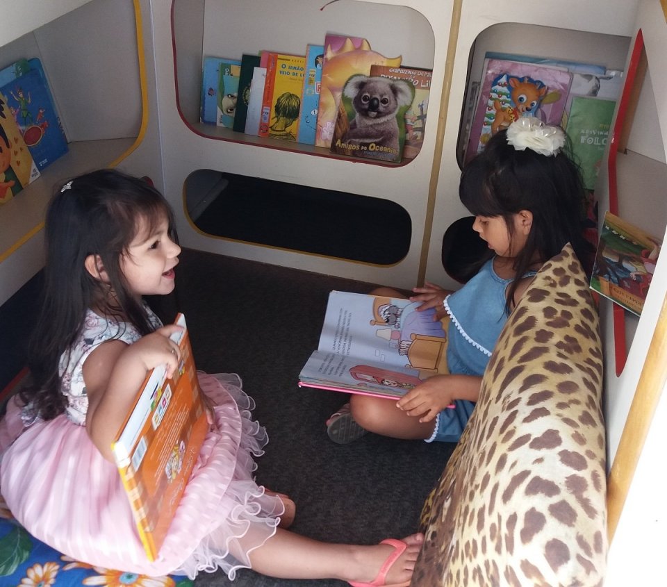 Roda de leitura no Cartório de Registro de Imóveis em Chapecó (SC)