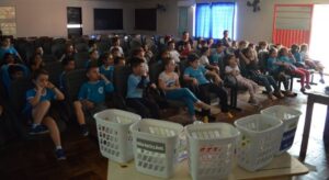 Eco Cooperação na E.E.B. Luiza Santin de Chapecó